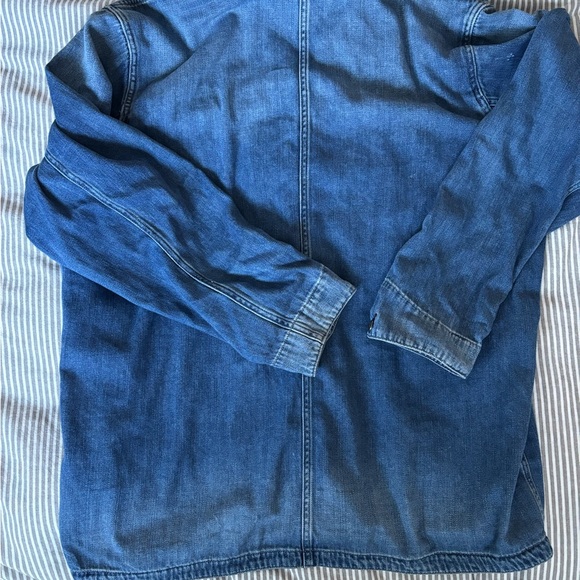 Orvis Classic Indigo Denim/Cotton Shirt Jacket Size  X-Large - Picture 12 of 15